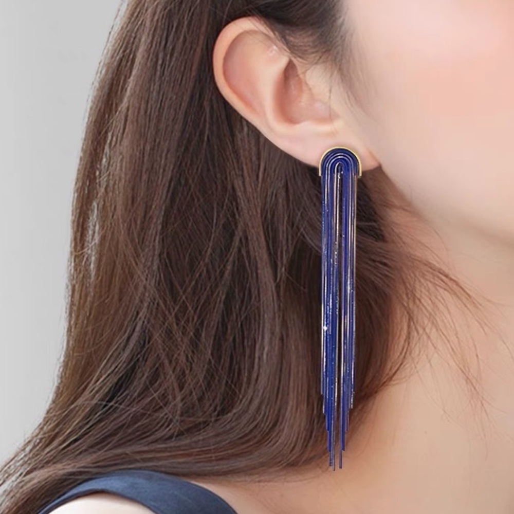 Thalia Sodi Waterfall Chain Drop Earrings